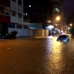 Fuertes lluvias provocan inundaciones en el Balneario Camboriú