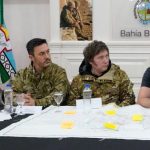 Javier Milei se trasladó hasta la zona afectada para supervisar asistencia