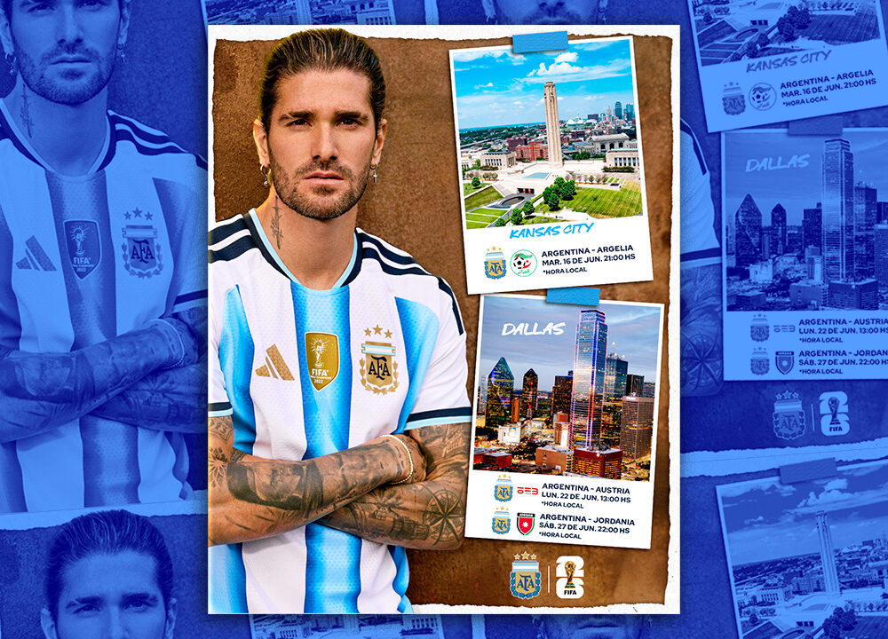 Se oficializó la fecha, los estadios y la hora de los partidos de la Selección Argentina en fase de grupos