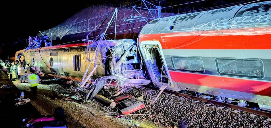 Trágico choque de trenes en España: elevan a 39 la cifra de muertos