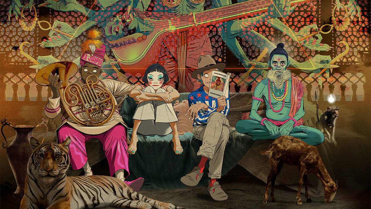 Gorillaz dio a conocer “Orange County”, su colaboración con Bizarrap