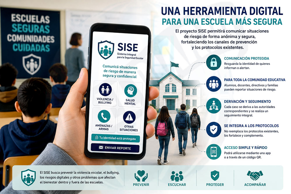 Posadas tendrá un sistema digital para denunciar situaciones de riesgo en escuelas sin revelar la identidad