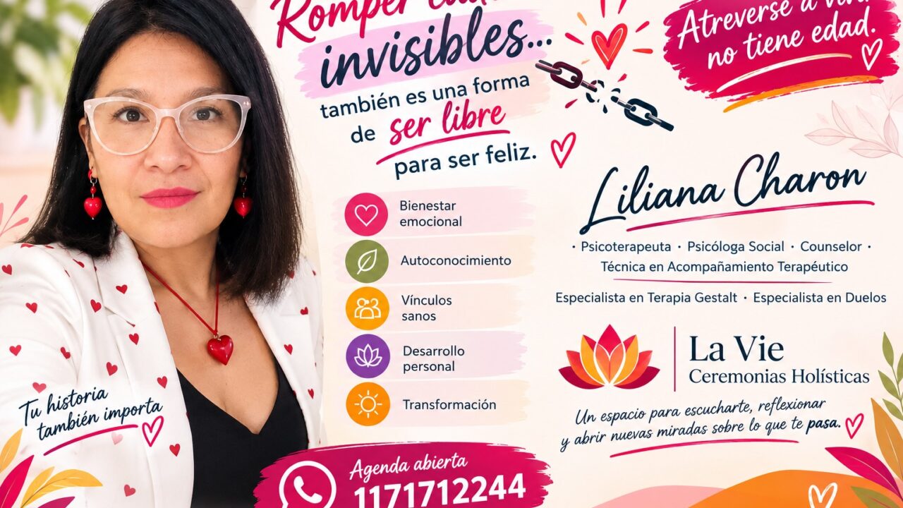¿EN QUÉ ÁREA DE TU VIDA ESTÁS VIVIENDO EN UNA CELDA INVISIBLE? Por Liliana Charón