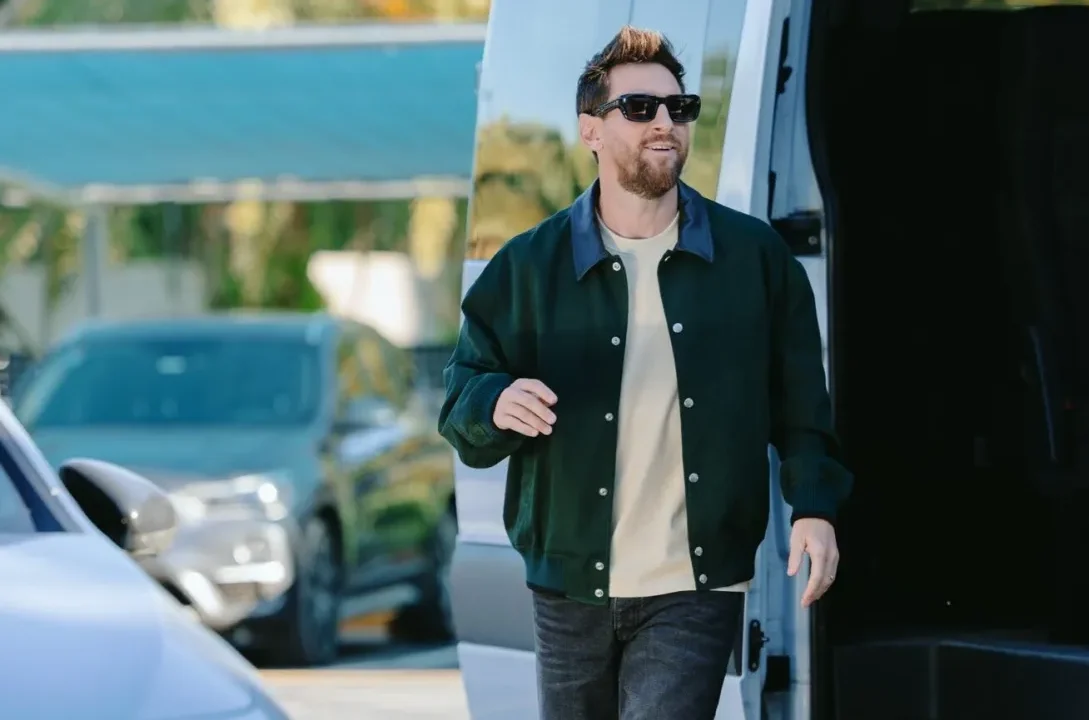 Lionel Messi se sumó a la concentración en Ezeiza antes de su despedida de la selección Argentina